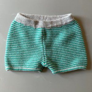 Hanna Andersson Knit Pineapple Shorts Set